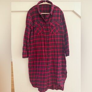 Natural Life Cooper Flannel Shirtdress